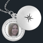 Memory of You Necklace<br><div class="desc">This necklace has a photo that you can change to who