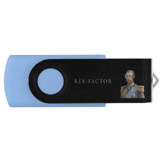 Memory Stick, Blue, George V USB Flash Drive