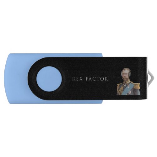 Memory Stick Blue George V USB Flash Drive