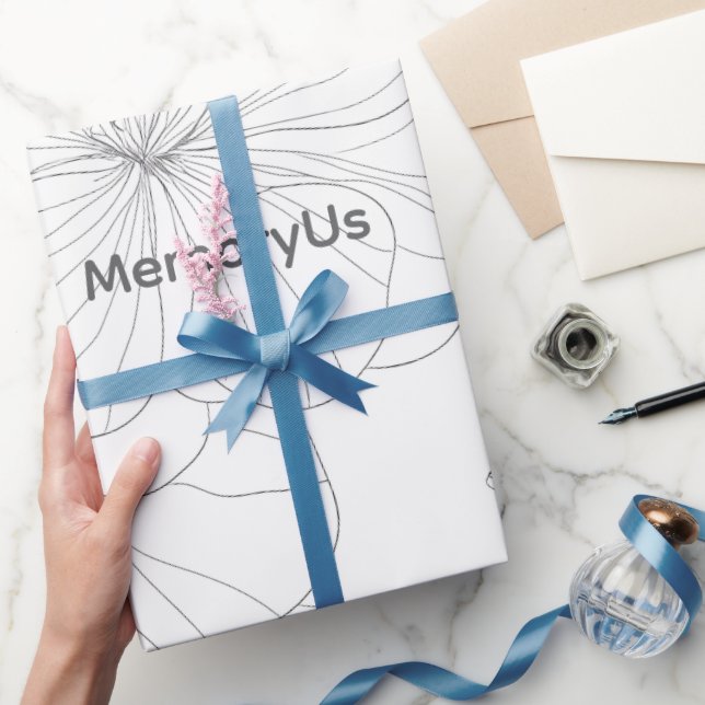 MemoryUs Gift Wrap – Elegant Minimalist Design-01 (Gifting)