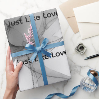 MemoryUs Gift Wrap – Just Like Love design