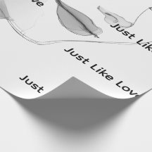 MemoryUs Gift Wrap – Just Like Love design