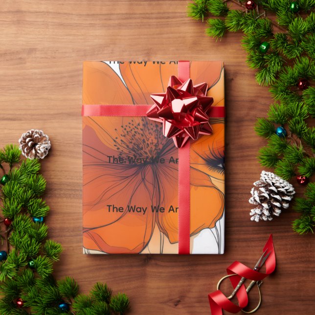 MemoryUs Gift Wrap – The Way We Are Design (Holiday Gift)
