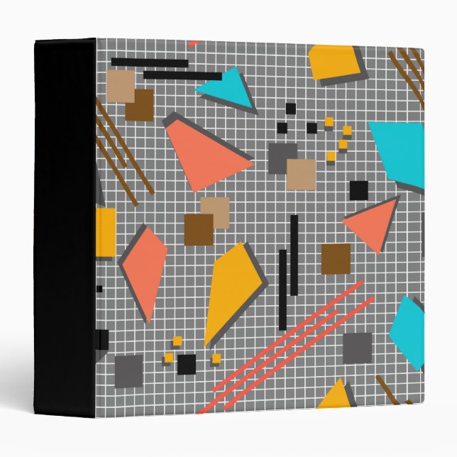 Memphis 3 Ring Binder (Front/Spine)