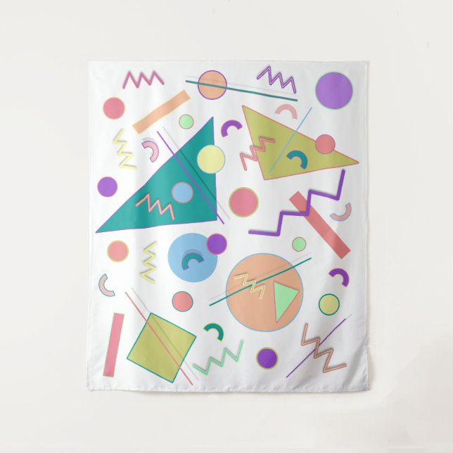 Memphis #80 Large Tapestry (Front)