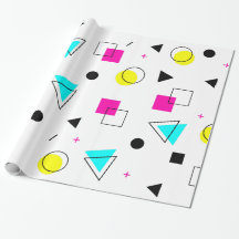 Memphis 80"s Design Wrapping Paper