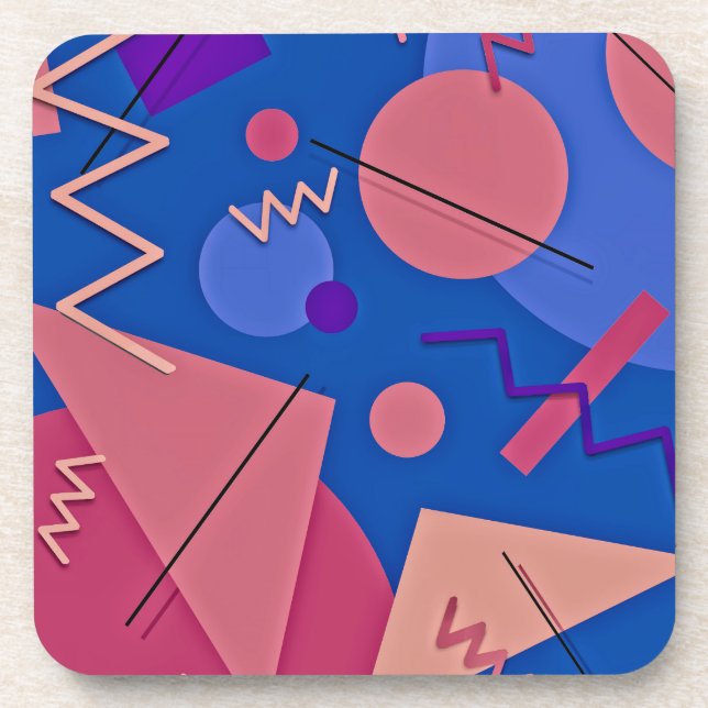 Memphis #96 beverage coaster (Front)