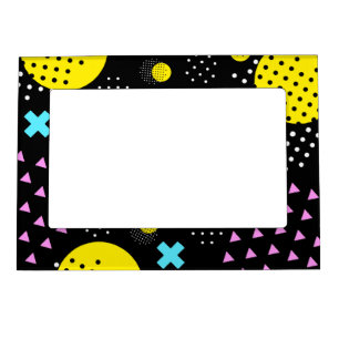 Memphis Abstract Pattern Magnetic Frame