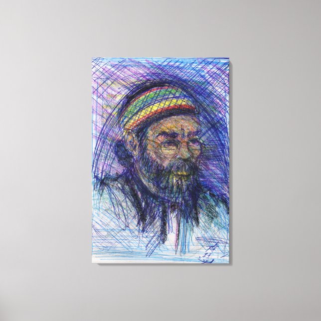 Memphis Artist Wrapped Canvas Print (Front)