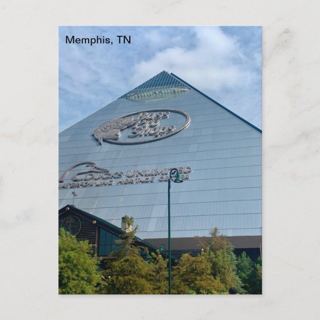 Memphis Bass Pro Pyramid Postcard (Front)