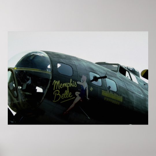 Memphis Belle, nose art Poster | Zazzle.com