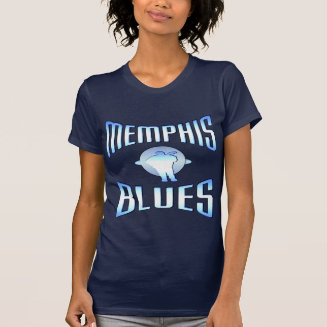 Memphis Blues Dark Tshirts (Front)
