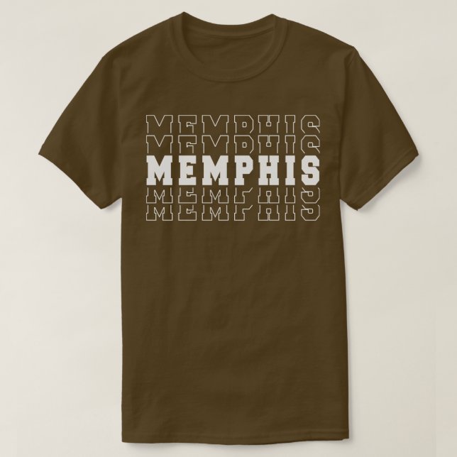 Memphis city Tennessee Memphis TN 1 T-Shirt (Design Front)