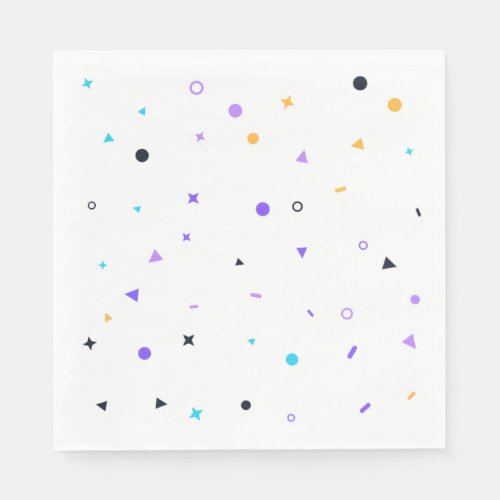 Memphis Confetti Seamless Pattern Napkins