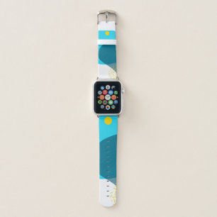 Memphis, cool, trendy, urban, modern illustration apple watch band
