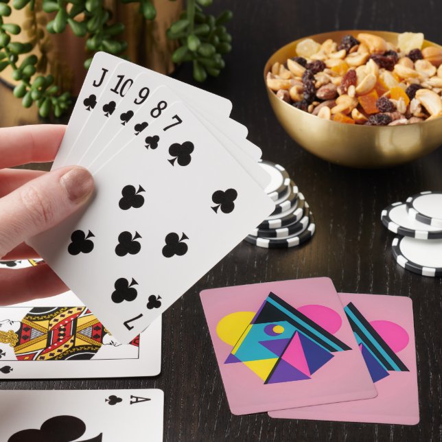 Memphis Design Dwelling Poker Cards (In Situ)