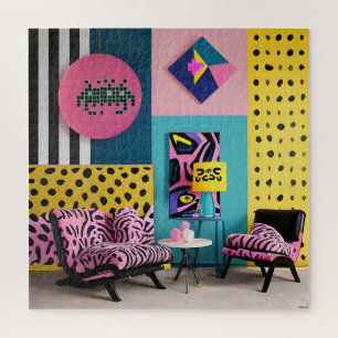 Memphis Design Reception Dream Jigsaw Puzzle