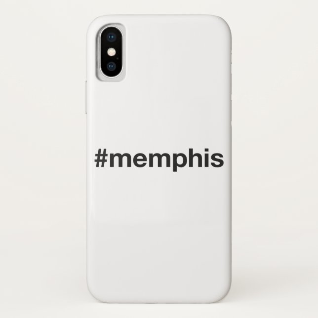MEMPHIS Hashtag Case-Mate iPhone Case (Back)
