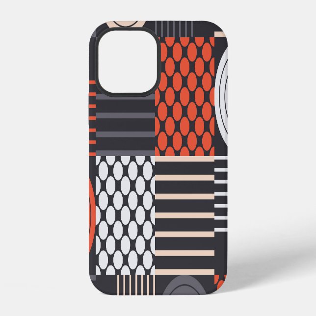 Memphis Magic: Geometric Banner Fun Iphone Case (Back)
