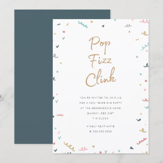 Memphis New Year's Eve Party Invitation
