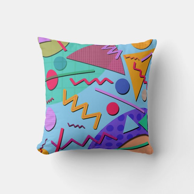 Memphis No. 10 Throw Pillow (Front)