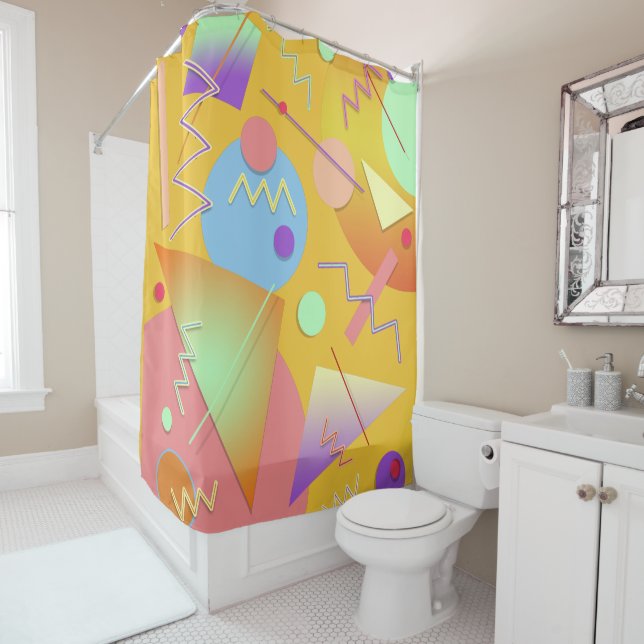 Memphis No. 412-4 Shower Curtain (In Situ)