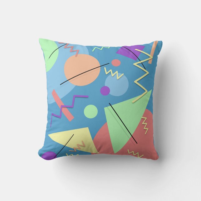 Memphis No. 4 Throw Pillow (Front)