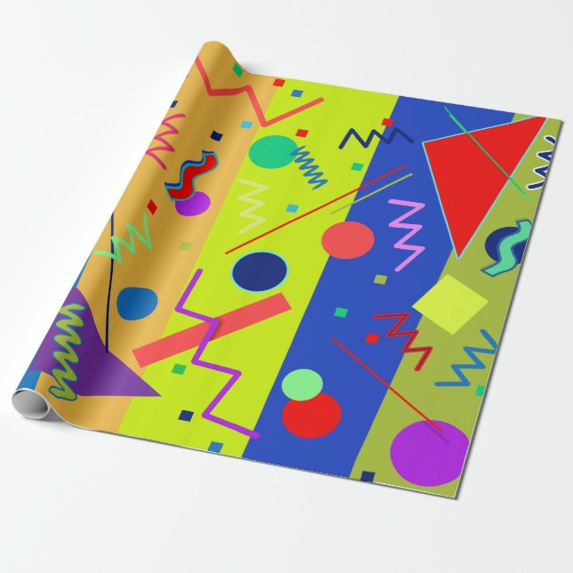 Memphis No. 59 Wrapping Paper (Unrolled)