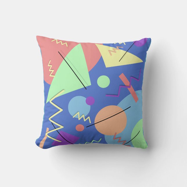 Memphis No. 5 Throw Pillow (Front)