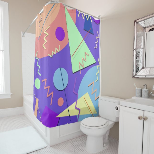 Memphis No. 7 Shower Curtain (In Situ)