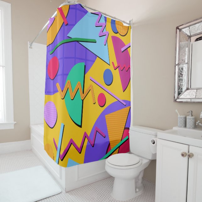 Memphis No. 9-2 Shower Curtain (In Situ)