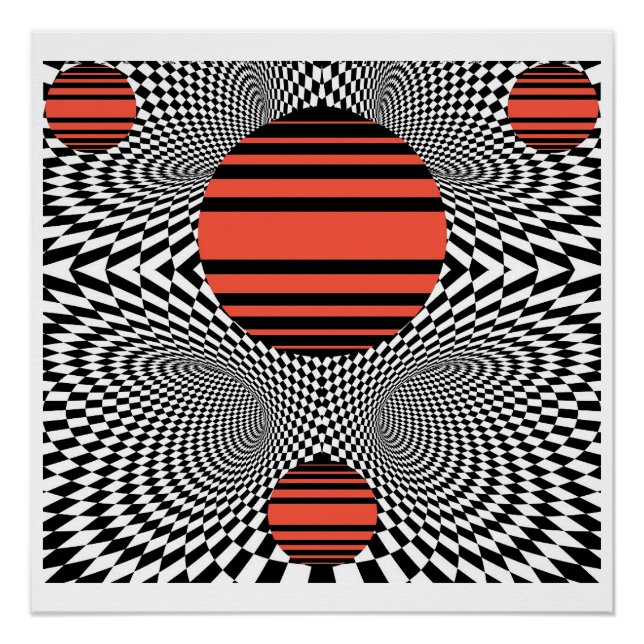 Memphis OpArt Poster (Front)