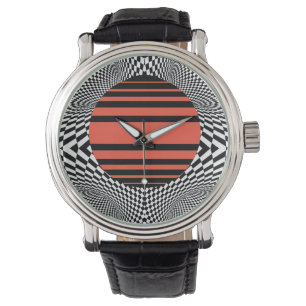 Memphis OpArt Watch