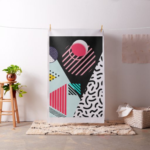 Memphis Pattern Fabric