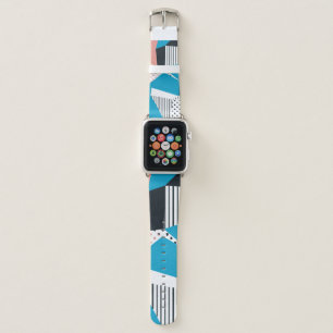 Memphis Pattern: Minimalist Abstract Trend Apple Watch Band