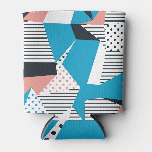 Memphis Pattern Minimalist Abstract Trend Can Cooler