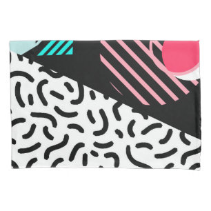 Memphis Pattern Pillow Case