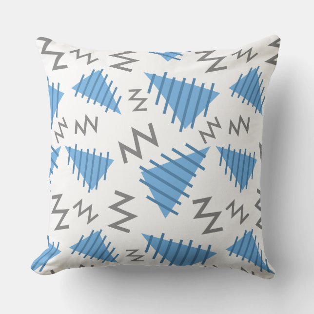 Memphis Pattern throw pillows (Front)