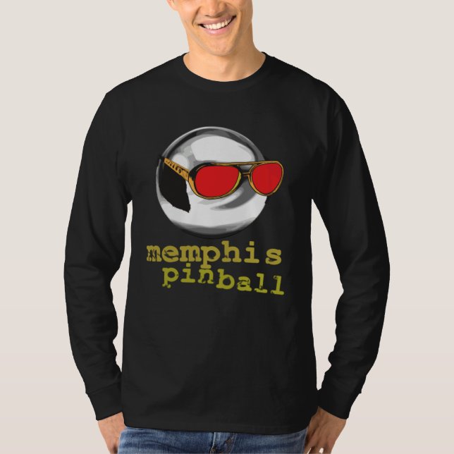 Memphis Pinball Takin  Care of Business Shades T-Shirt (Front)