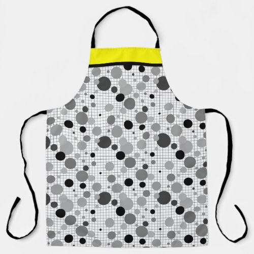 Memphis polka dots socks apron