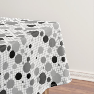 Memphis polka dots socks tablecloth