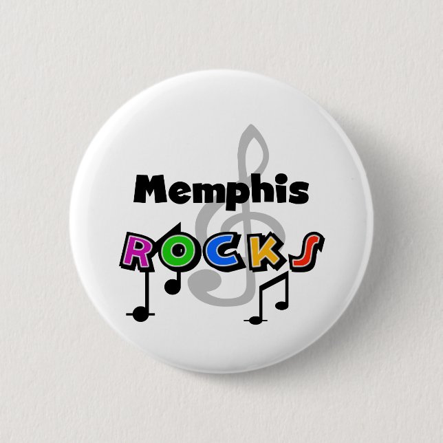 Memphis Rocks Button (Front)