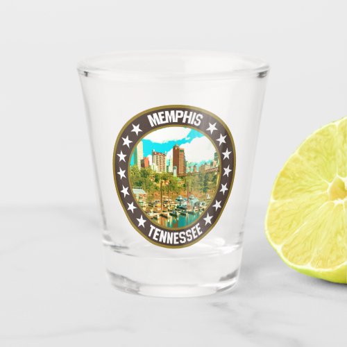 Memphis                                            shot glass