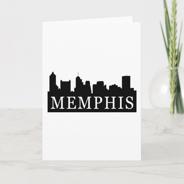 Memphis Skyline Card (Front)