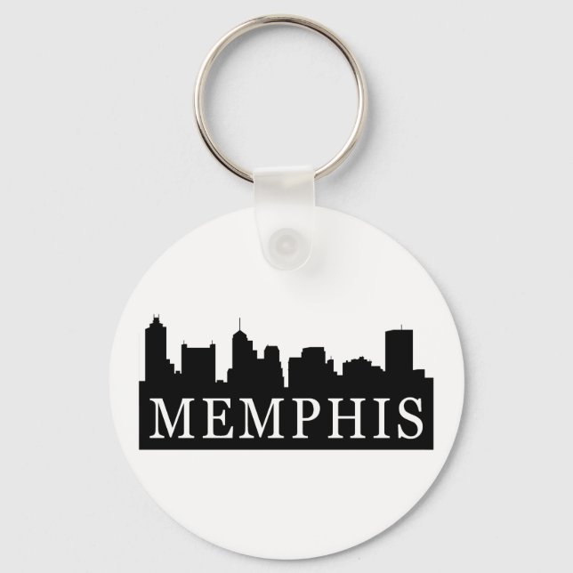 Memphis Skyline Keychain (Front)