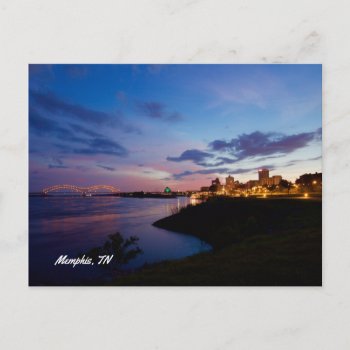 Memphis Skyline Postcard by Scotts_Barn at Zazzle