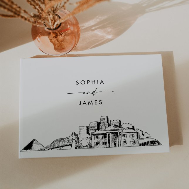 Memphis Skyline Wedding Guest Book (Creator Uploaded)