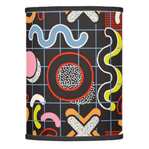 Memphis Style Pop art Geometric abstract No1 Lamp Shade