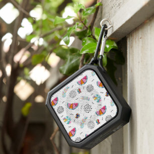 Memphis Style Tropical Summer Pattern Bluetooth Speaker