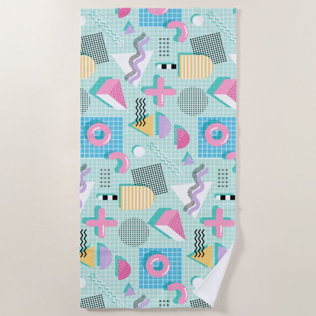 Memphis Sweet Candies Beach Towel (Front)